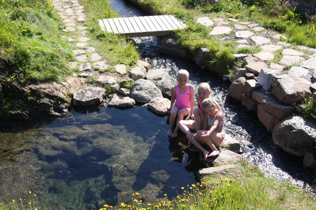 Hotel Laugarholl With Natural Hot Spring ホールマビーク エクステリア 写真